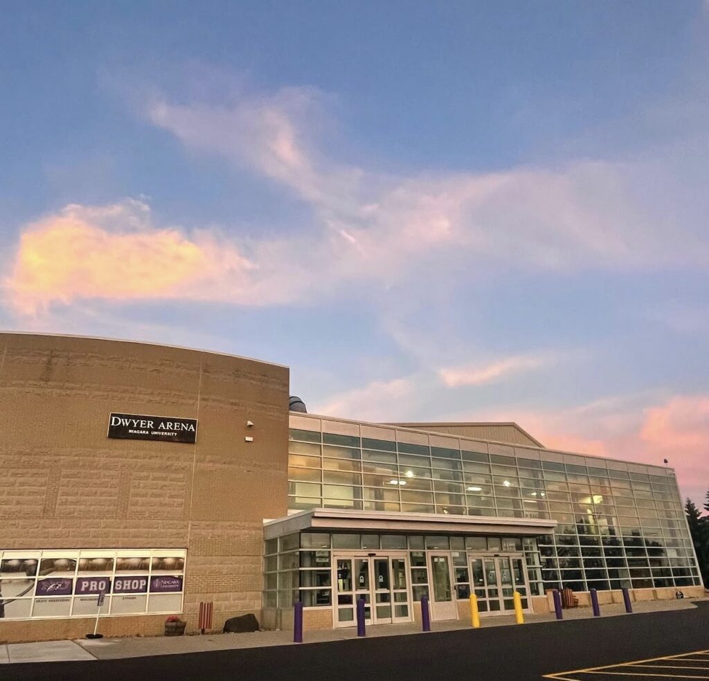 Outside of the Dwyer Arena
